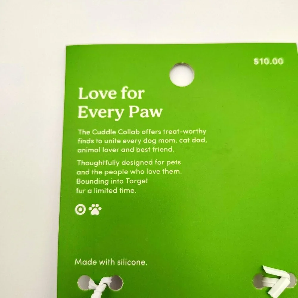 Cuddle Collab Cat Collar Item Locator Holder MEOW Never Worn Feline Accessory